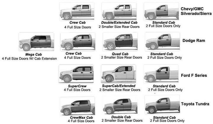 Pick-up truck door alternatives