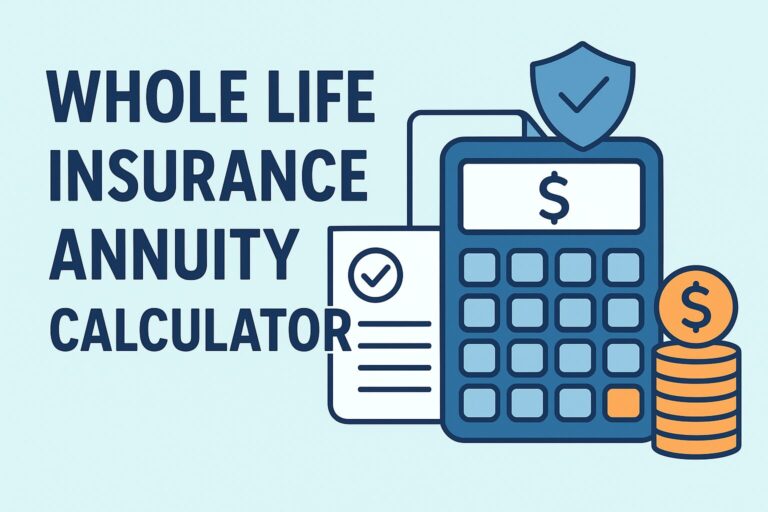 Whole Life Insurance Annuity Calculator: A Complete Guide to Understanding, Using, and Maximizing Your Wealth